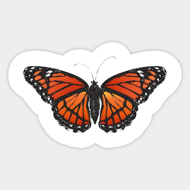 Butterfly Sticker by Pet & Nature Lovers